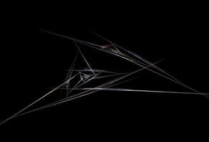 linear abstract bright drawing on a black background, graphics photo