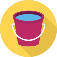 water bucket vector illustration on a background.Premium quality symbols.vector icons for concept and graphic design.