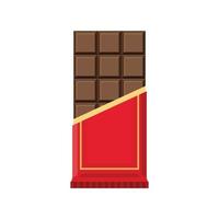 Ilustración de vector de barra de chocolate