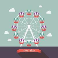 Carnival Ferris Wheel vector