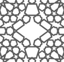 Arabic pattern ramadan mubarak muslim star pattern simple. Flower square design. Islamic pattern background. Circle pattern islamic flower vector. vector