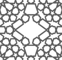 Arabic pattern ramadan mubarak muslim star pattern simple. Flower square design. Islamic pattern background. Circle pattern islamic flower vector. vector