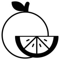 Orange which can easily edit or modify vector