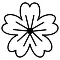 Flower which can easily edit or modify vector