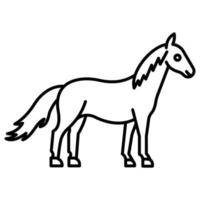 Horse which can easily edit or modify vector