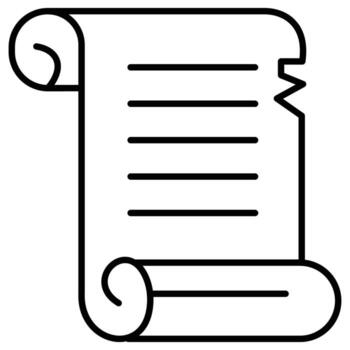 pergamino que puede editar o modificar fácilmente vector