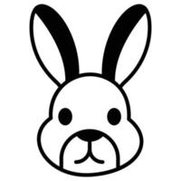 Rabbit which can easily edit or modify vector