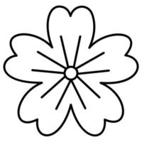Flower which can easily edit or modify vector