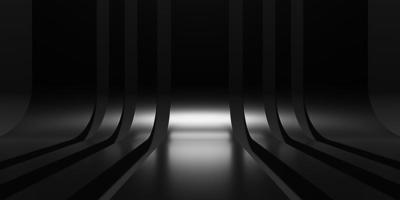 elegant scene background Modern curves. 3d illustration photo