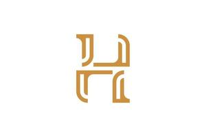 H Letters Logo Design vector