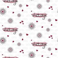 Festive seamless pattern of Republic of Latvia watercolor flag with hearts and fireworks on light grey stars pattern and white background vector