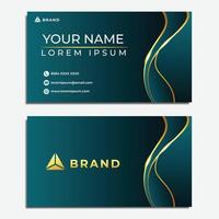 template card bussines background design vector