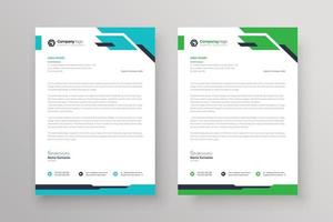 creative business letterhead corporate identity stylish company invoice and cover design a4 size vector