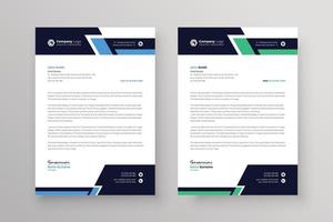 creative business letterhead corporate identity stylish company invoice and cover design a4 size vector