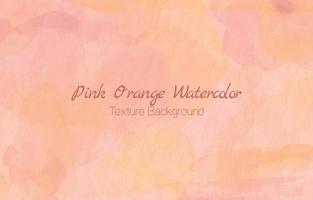 Pink Orange Watercolor Texture Background vector