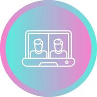 Online Class Vector Icon