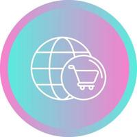World Cart Vector Icon