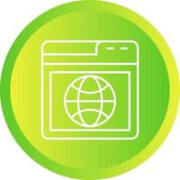 Web Browser Vector Icon