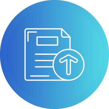 icono de vector de carga de archivos