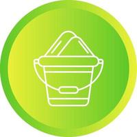 Sand Bucket Vector Icon