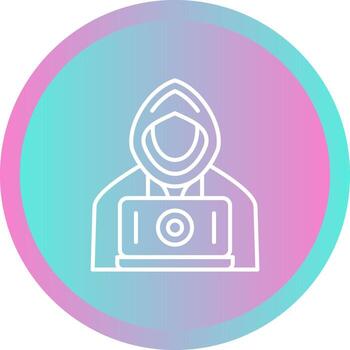 icono de vector de hacker