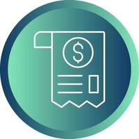 Receipt Vector Icon