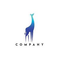 Giraffe Logo template Vector illustration