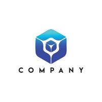 Cube Core Logo template Vector illustration