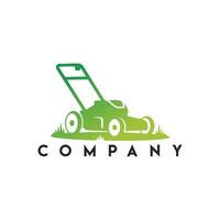 Lawnmower Logo template Vector illustration