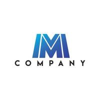 Moderna Logo, Letter M logo. Linear creative minimal monogram vector