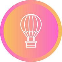 Hot Air Balloon Vector Icon