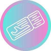 Plane Tickets Vector Icon