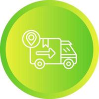 Shipping Van Vector Icon