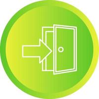 Exit Door Vector Icon