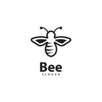 Bee logo images vector