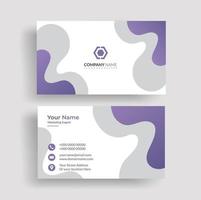 Creative professional business card design template vector