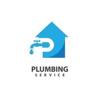 Plumbing service logo images vector