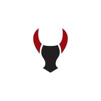 Bull head logo images vector