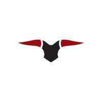 Bull head logo images vector