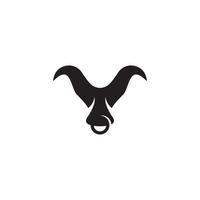imágenes de bull head logo vector