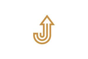 Luxury Letter J Logo vector