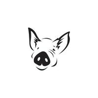 Pig Icon And Symbol Vector Illustration