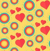 Vintage Seamless Romantic Pattern vector