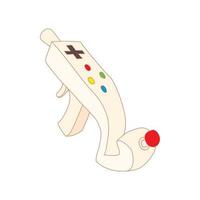 Controller for video games icon, cartoon style
