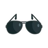 Sunglasses icon, flat style vector