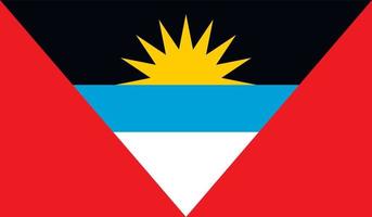 Antigua and Barbuda flag image vector