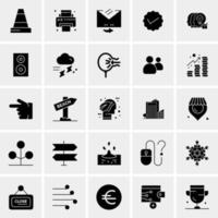 25 Universal Business Icons Vector Creative Icon Illustration to use in web and Mobile Related project