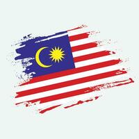 Malaysia splash flag background vector