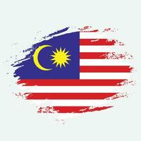 Malaysia splash flag vector background
