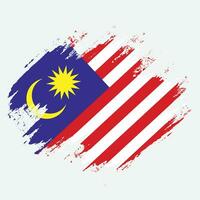 New colorful abstract Malaysia flag vector